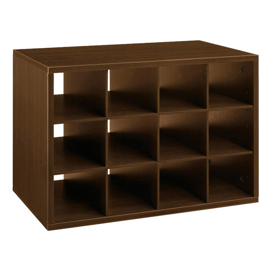 freedomRail O-Box Cubby Unit - Chocolate Pear