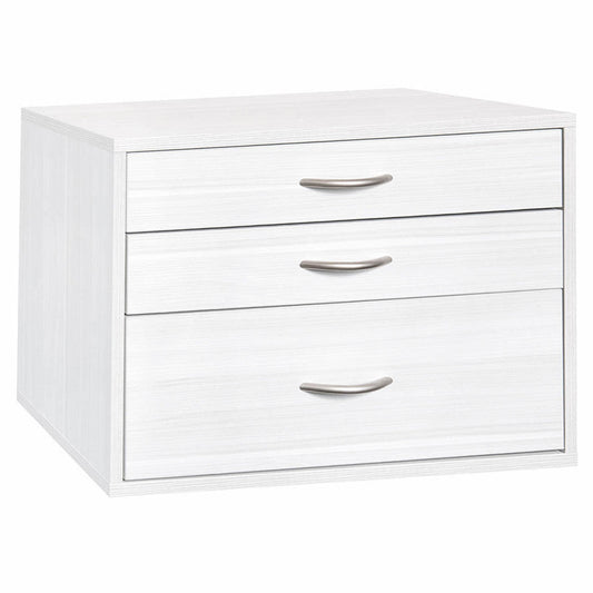 freedomRail Three-Drawer Big O-Box - Snowdrift
