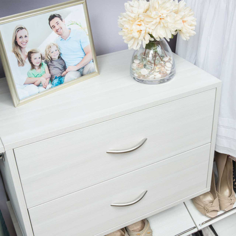 freedomRail Two-Drawer O-Box - Snowdrift Live