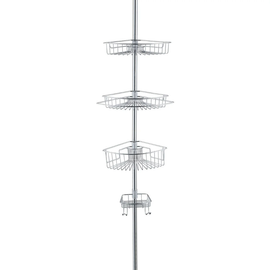 Tension Pole Shower Caddy - Chrome
